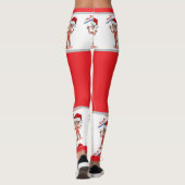 Mooie Kerst Leggings (Achterkant)