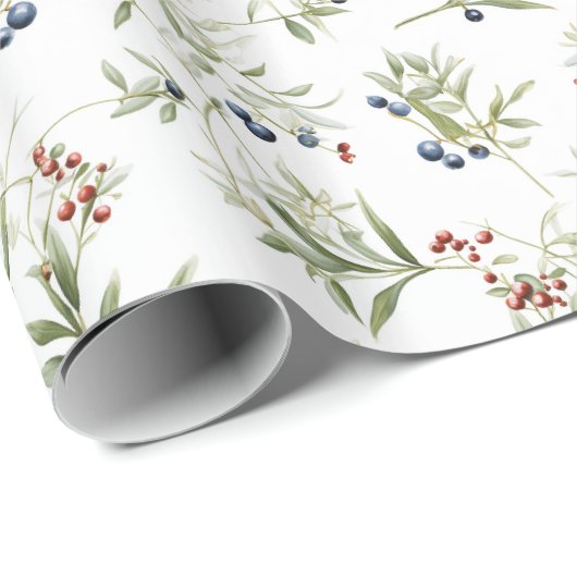 Mooie kerst maretak cadeaupapier (Rol Hoek)