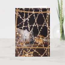 Mooie kerst ontwerp blanco kaart