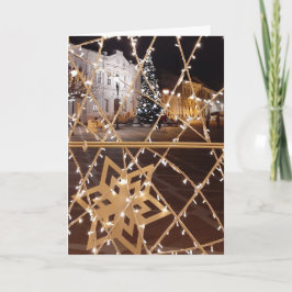 Mooie kerst ontwerp blanco kaart