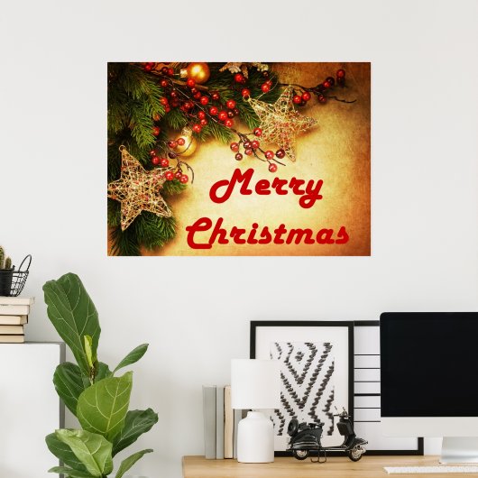 Mooie kerst poster (Thuiskantoor)