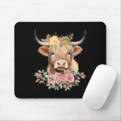 Mooie Kerst Pyjama van Cow Kerst  Muismat (Met muis)