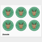 Mooie Kerst Reindeer Vakantie Stickers (Vel)
