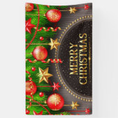 Mooie kerst spandoek (Verticaal)