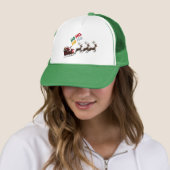 Mooie kerst trucker hoed pet (In situ)