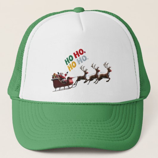 Mooie kerst trucker hoed pet (Voorkant)