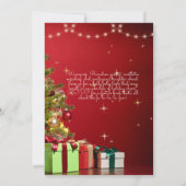 Mooie kerst uitnodiging (Achterkant)