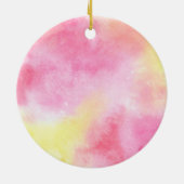 Mooie kerst van Unicorn Keramisch Ornament (Achterkant)