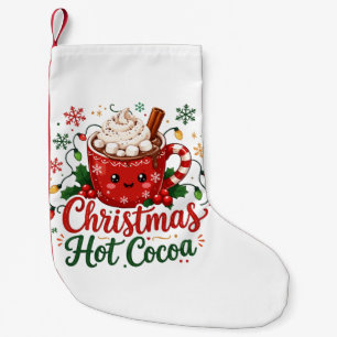 Mooie Kerst Warme Chocolade Mok Kleine Kerstsok