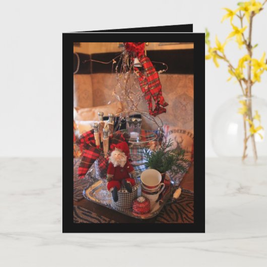 MOOIE "KERST" WENSEN VOOR BIJZONDERE MENSEN KAART (Gele Bloem)