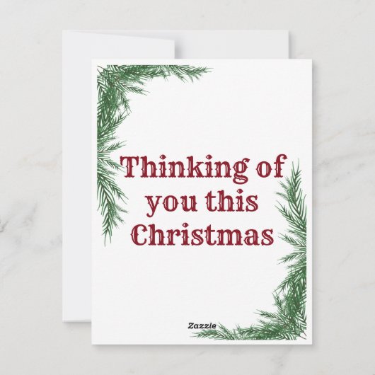 Mooie Kerst Winter Anime Manga Meisje Feestdagenkaart (Achterkant)