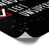 Mooie kerst zonder toezicht links poster (Hoek)