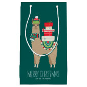 Mooie kerstalpaca klein cadeauzakje (Voorkant)