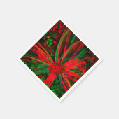 Mooie kerstbloem servetten (Hoek)