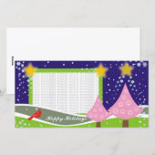 Mooie Kerstbomen Fotokaarten Feestdagenkaart (Voorkant / Achterkant)