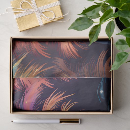 Mooie kerstbomen licht sprankelende kerst tissuepapier (Geschenk)