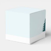 Mooie kerstbomen mini feestelijke feest bedankdoosjes (Achterkant)