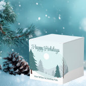 Mooie kerstbomen Mini Kerstfeest Bedankdoosjes