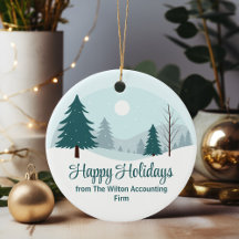 Mooie kerstbomen Winter Zakelijk Cadeau