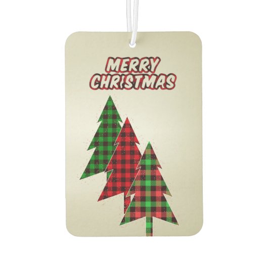 Mooie kerstboom, doordringend luchtverfrisser (Achterkant)