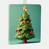 Mooie Kerstboom Keramisch Ornament (Rechts)