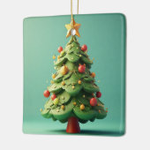 Mooie Kerstboom Keramisch Ornament (Links)