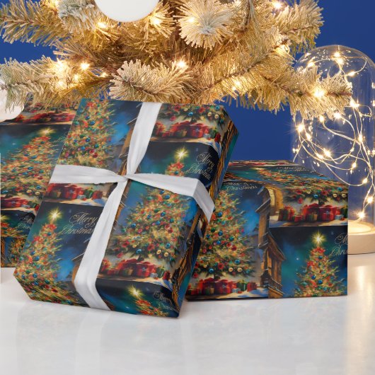  Mooie Kerstboom met Cadeaus Cadeaupapier (Feestdagen)
