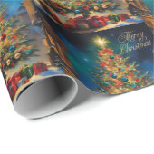  Mooie Kerstboom met Cadeaus Cadeaupapier (Rol Hoek)