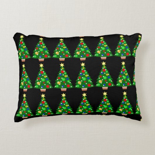 **MOOIE KERSTBOOM** MET GROENE ACHTERKANT ACCENT KUSSEN (Voorkant)