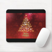 Mooie kerstboom muismat (Met muis)