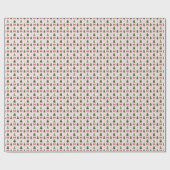 Mooie Kerstboom Patroon - Inpakpapier Rol (Vlak)