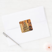 Mooie kerstboom Sticker (Envelop)