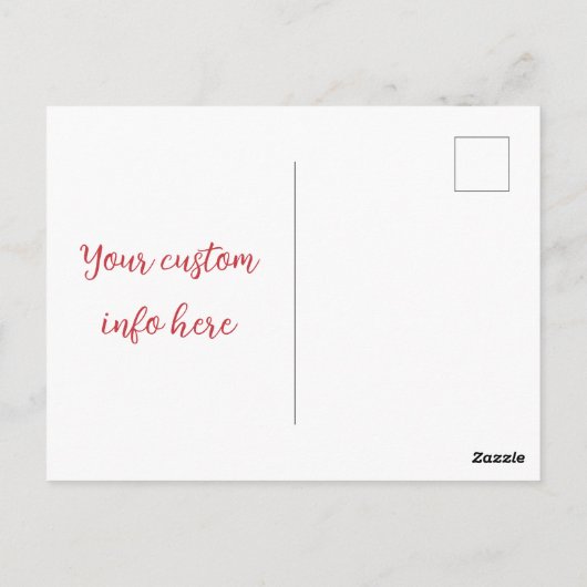 Mooie Kerstboom Waterverf Art Graphic Briefkaart (Achterkant)