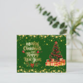 Mooie kerstboomgaard Holiday Briefkaart (Staand voorkant)