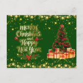 Mooie kerstboomgaard Holiday Briefkaart (Voorkant)