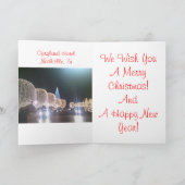 Mooie kerstboomkaart! feestdagen kaart (Binnen)