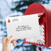 Mooie Kerstboomkoek Retouradres Etiket