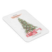 Mooie kerstboomkunst Waterverf Feestdagen Magneet (Rechterzijde)