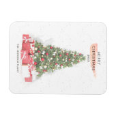 Mooie kerstboomkunst Waterverf Feestdagen Magneet (Horizontaal)