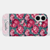 Mooie Kerstcadeau Pioen Bloemstuk Op Maat Case-Mate iPhone Case (Achterkant (horizontaal))