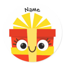 Mooie kerstcadeaupakker met naam