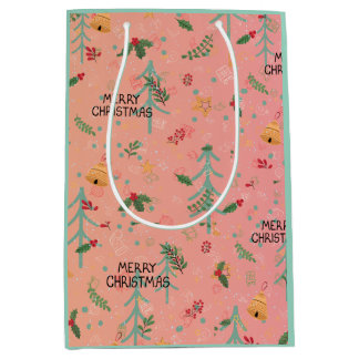 Mooie Kerstcadeautas Medium Cadeauzakje