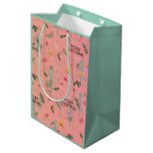 Mooie Kerstcadeautas Medium Cadeauzakje (Achterkant Gekanteld)