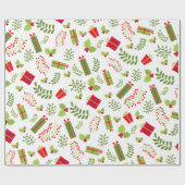 Mooie kerstcadeautjes cadeaupapier (Vlak)