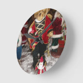 Mooie kerstcadeautjes ronde klok (Hoek)