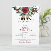 Mooie kerstcadeautjes voor bruiloft kaart (Staand voorkant)