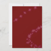 Mooie kerstdiner uitnodiging (Achterkant)