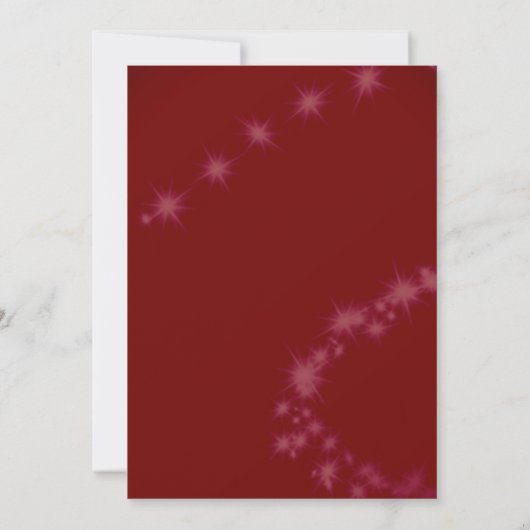 Mooie kerstdiner uitnodiging (Achterkant)