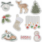 Mooie Kerstelijke Sticker Set (Voorkant)