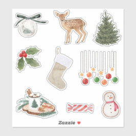 Mooie Kerstelijke Sticker Set